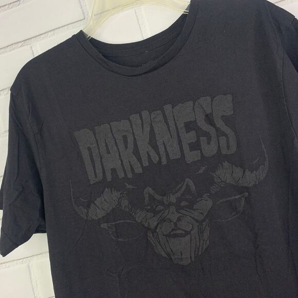 Tee Villain tshirt Legend Lord of Darkness Tim Curry black on black medium - Picture 1 of 6